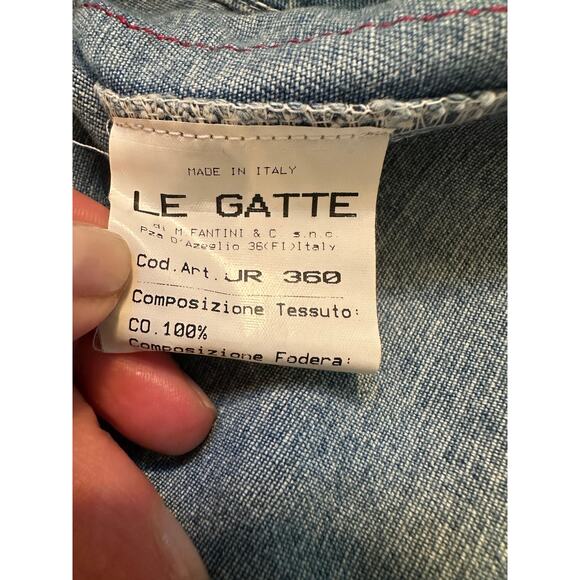 VINTAGE 90's LEGATTE ITALY STRETCH JEANS SWEATPANTS LEGGINGS - Picture 8 of 9